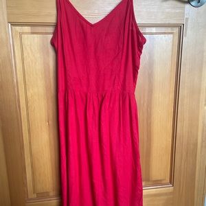 Red H&M dress